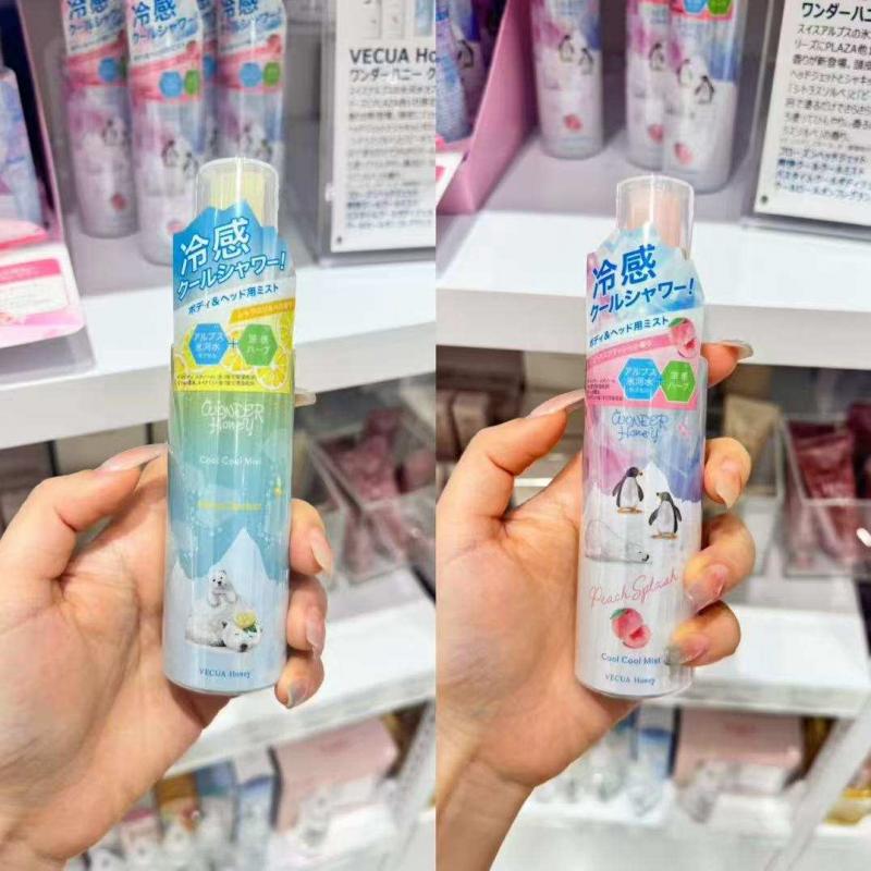 VECUA Honey 夏季限定 冷感身体头发喷雾 80ml（缺货退款）