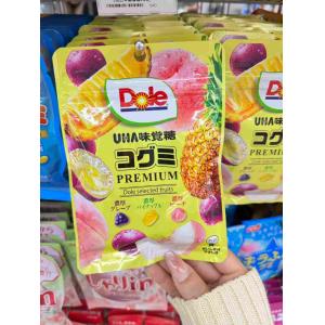 悠哈UHA味觉糖 DOLE都乐三种水果果汁软糖 67g（任意路线可发）