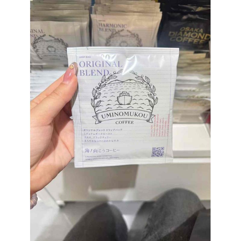TSUJIMOTO辻本咖啡 UMINOMUKOU海之向 ORIGINAL BLEND 中深度烘焙拼配豆经典综合挂耳咖啡 1杯入（包税路线可发）