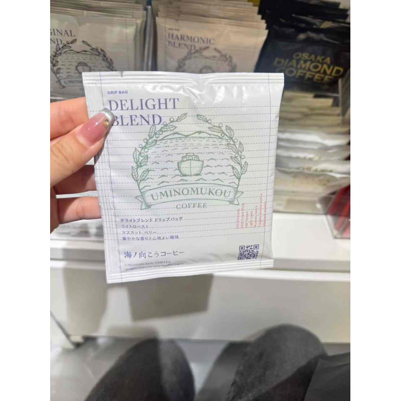 TSUJIMOTO辻本咖啡 UMINOMUKOU海之向  DELIGHT BLEND 愉悦果香拼配浅度烘焙拼配挂耳咖啡 1杯入（可以发包税）