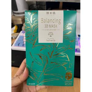 特价现货：kracie肌美精 3D面膜 水油平衡保湿茶树精华面膜 3枚入